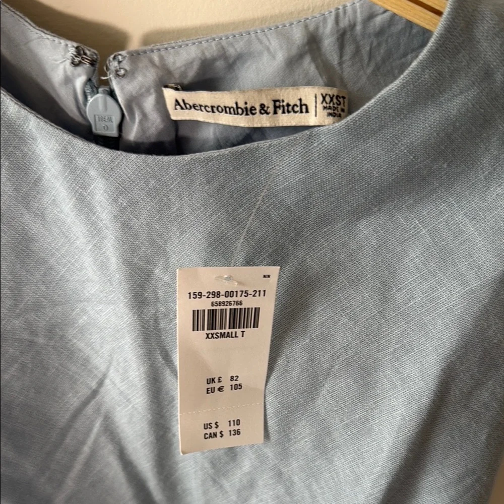 Abercrombie & Fitch Light Blue Maxi Dress